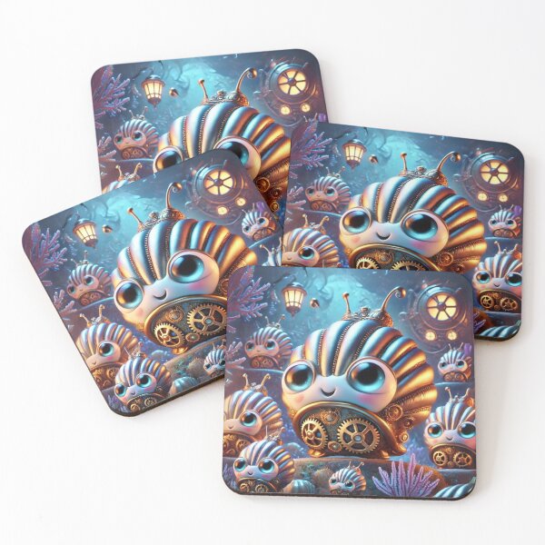 Item preview, Steampunk Scallops designed and sold by Sillytoe.
