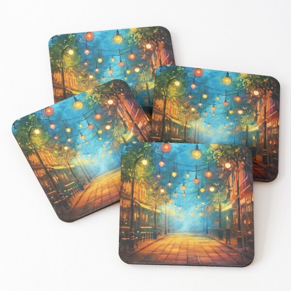 Item preview, Starlit Street - Evening Festival Lights designed and sold by TheSillySartor.