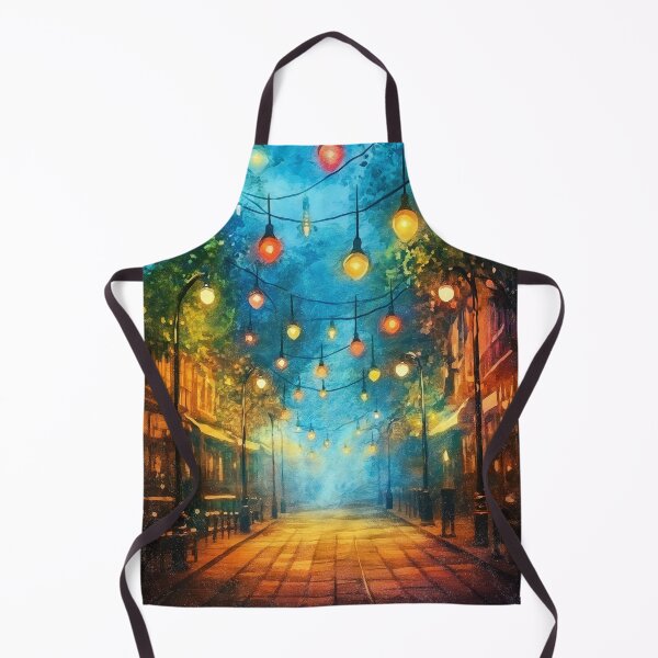 Item preview, Starlit Street - Evening Festival Lights designed and sold by TheSillySartor.