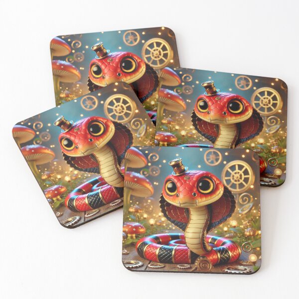 Item preview, Steampunk Scarlet Kingsnake designed and sold by Sillytoe.
