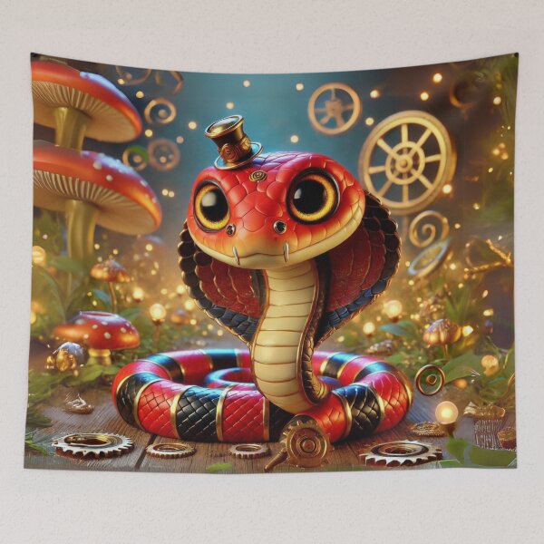 Item preview, Steampunk Scarlet Kingsnake designed and sold by Sillytoe.