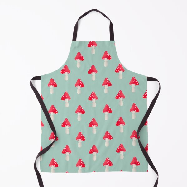 Item preview, Cute little toadstool mushrooms pattern - red, white and green designed and sold by Home Cyn Home.