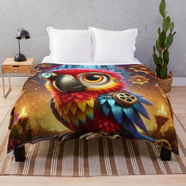 Item preview, Steampunk Scarlet Macaw designed and sold by Sillytoe.