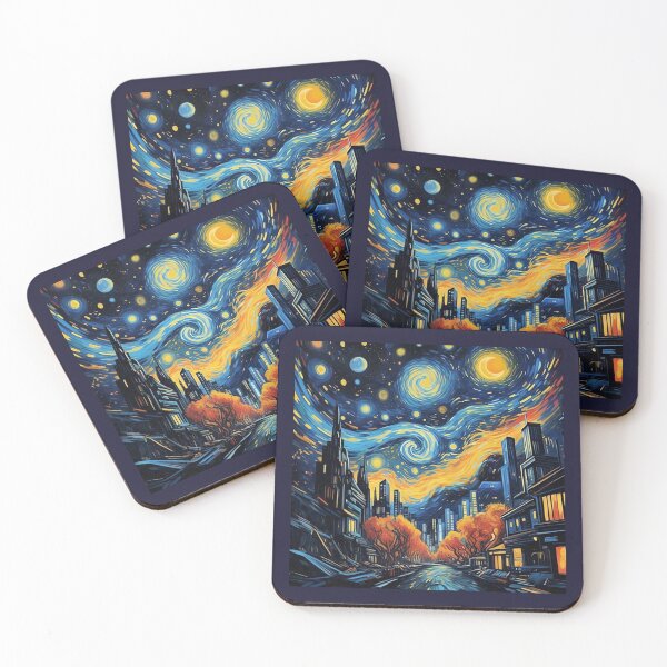 Item preview, "The Starry Night" in surrealist style designed and sold by valecoconubo27.