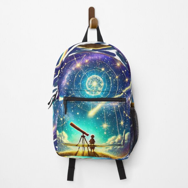 Item preview, Starry Sky Exploration - Cosmic Art with Child and Telescope designed and sold by BeatyinChaos.