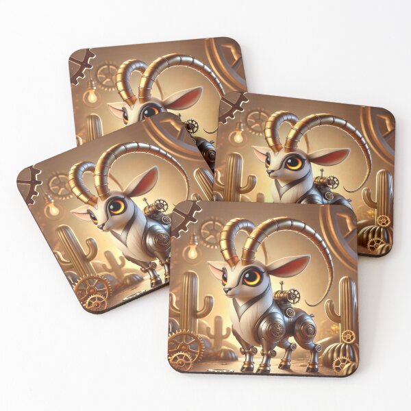 Item preview, Steampunk Scimitar-Horned Oryx designed and sold by Sillytoe.