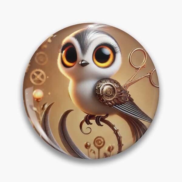 Item preview, Steampunk Scissor-Tailed Flycatcher designed and sold by Sillytoe.