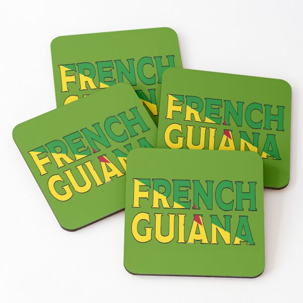 Item preview, French Guiana Font with Flag designed and sold by Havocgirl.