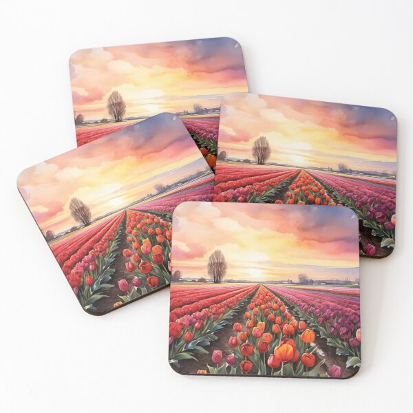 Item preview, Netherlands Tulip Field designed and sold by Infiniity Art.