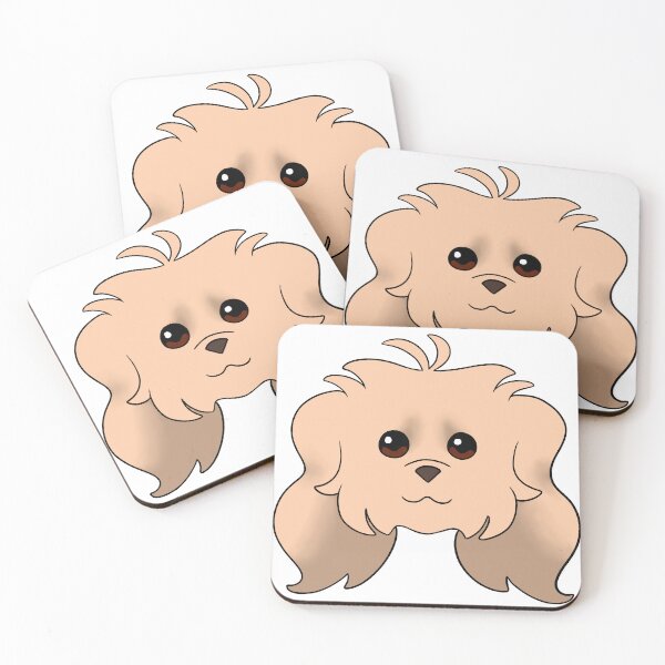 Item preview, Cream Long Ear Maltipoo designed and sold by OliRoseArt.