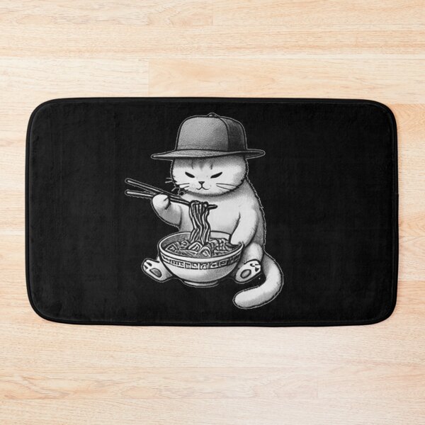 Aperçu de l'œuvre Chat Ramen 6 créée et vendue par S.Lindsay Designs.