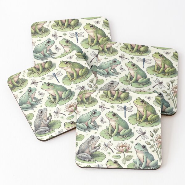 Item preview, Froggy Friends Cute Frog Design designed and sold by ArtByMarkDesign.