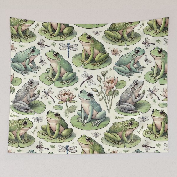 Item preview, Froggy Friends Cute Frog Design designed and sold by ArtByMarkDesign.