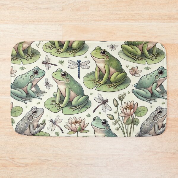 Item preview, Froggy Friends Cute Frog Design designed and sold by ArtByMarkDesign.