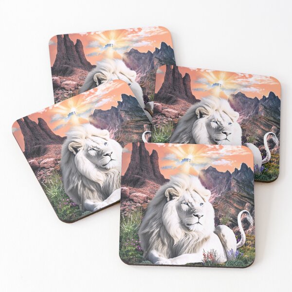 Item preview, Majestic White Lion designed and sold by Tripp Art Studio.
