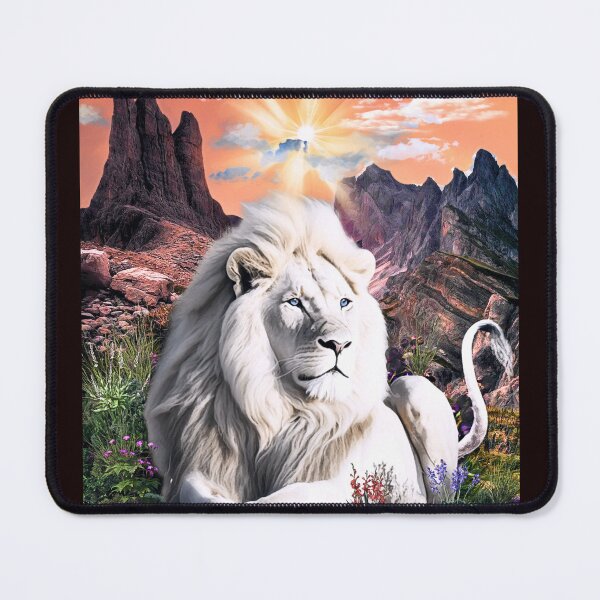 Item preview, Majestic White Lion designed and sold by Tripp Art Studio.