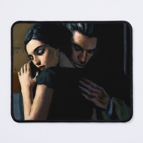 Item preview, Watercolor Portrait Painting of a Hugging Couple designed and sold by Vicky021.