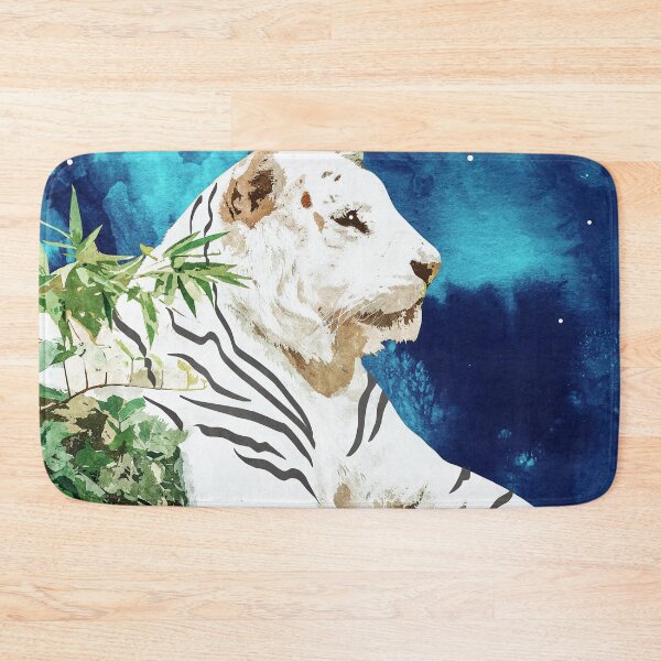 Item preview, Moonbath #painting #animalprint designed and sold by 83oranges.com.
