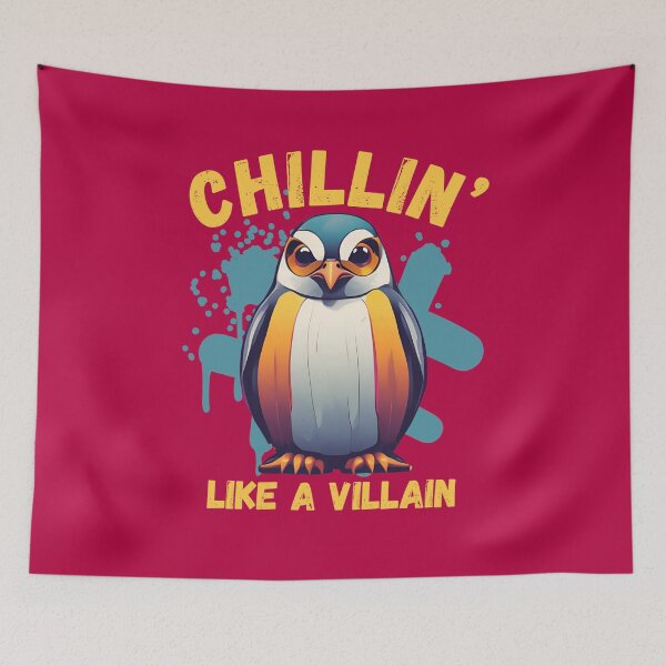 Item preview, Penguin Chillin’ Like a Villain designed and sold by pUNKnown.