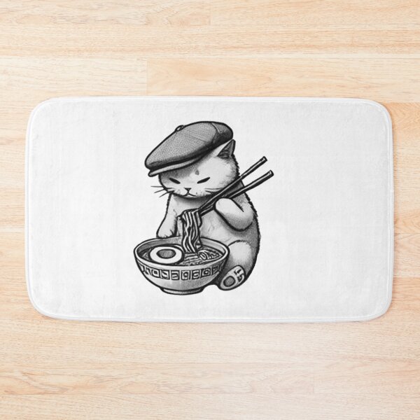 Aperçu de l'œuvre Chat Ramen 8 créée et vendue par S.Lindsay Designs.