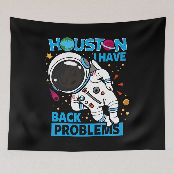 Item preview, Funny Nasa Houston Astronaut Cartoon Meme  designed and sold by BoggsNicolasArt.