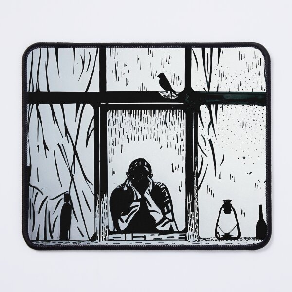 Item preview, Loneliness at the window designed and sold by racalari.