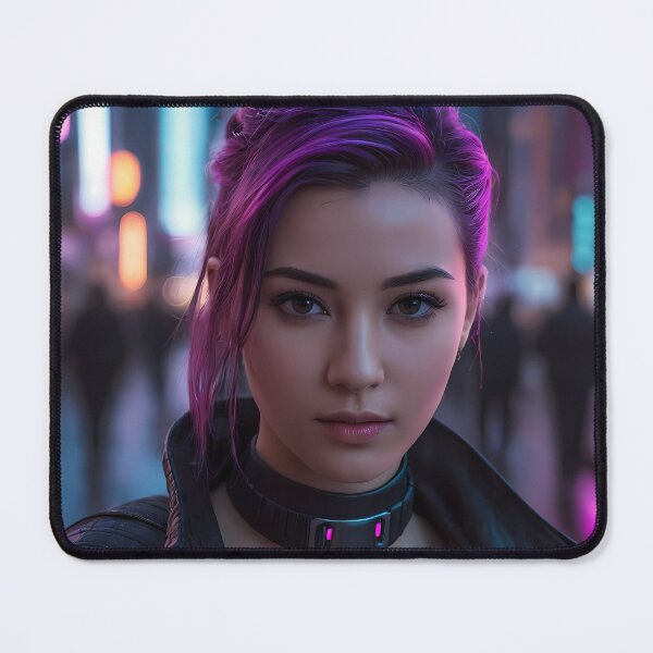 Item preview, Cyberpunk Woman Portrait designed and sold by papi1998.