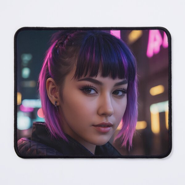 Item preview, Cyberpunk Woman Portrait designed and sold by papi1998.