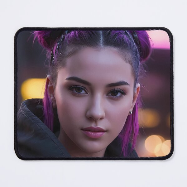Item preview, Cyberpunk Woman Portrait designed and sold by papi1998.