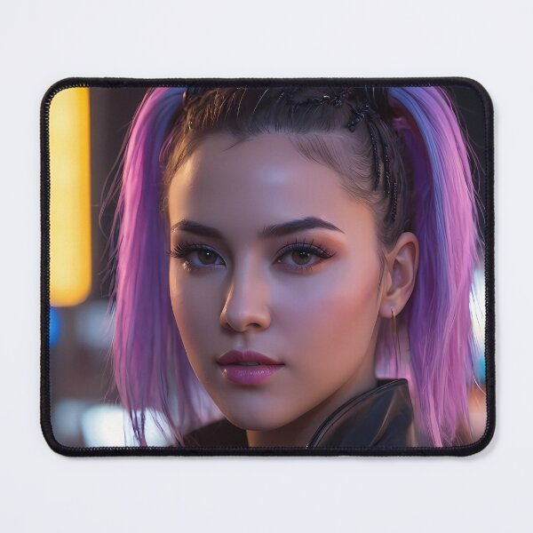 Item preview, Cyberpunk Woman Portrait designed and sold by papi1998.