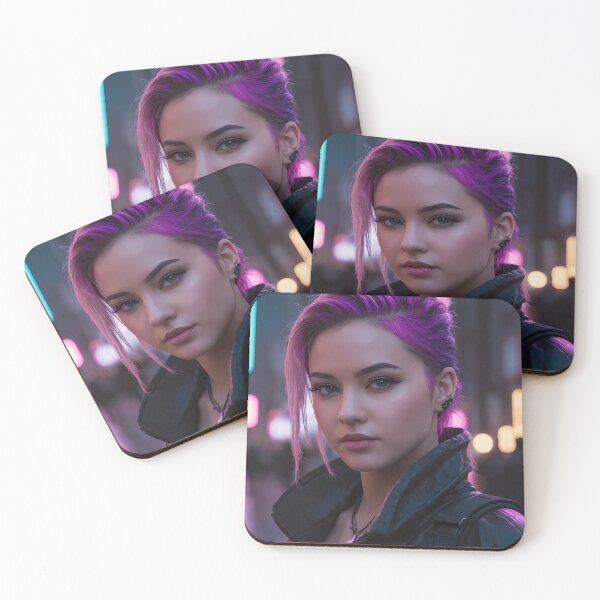 Item preview, Cyberpunk Woman Portrait designed and sold by papi1998.