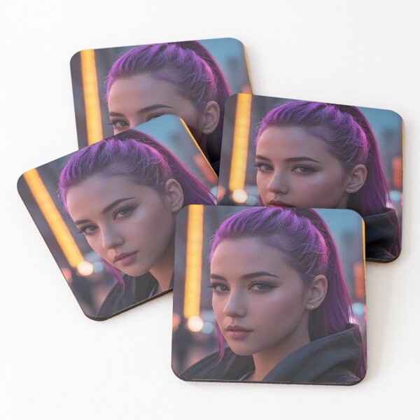 Item preview, Cyberpunk Woman Portrait designed and sold by papi1998.