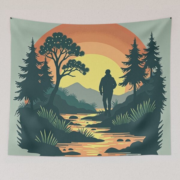 Item preview, Peaceful Sunset Stroll designed and sold by GaricDrawsob.