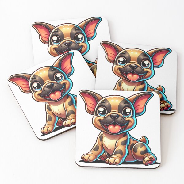 Item preview, Playful French Bulldog – Smiling Frenchie with Tongue Out designed and sold by DoodleWoofs.