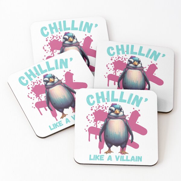 Item preview, Penguin Chillin’ Like a Villain designed and sold by pUNKnown.
