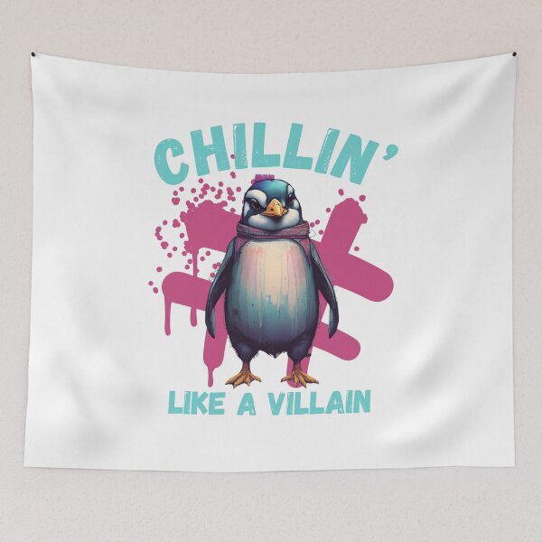 Item preview, Penguin Chillin’ Like a Villain designed and sold by pUNKnown.
