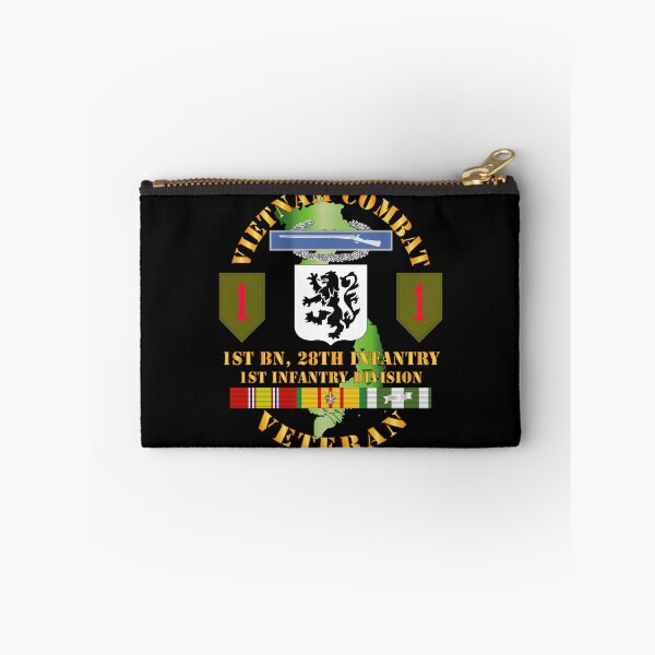 Item preview, Army - Vietnam Combat Infantry Veteran w 1st Bn 28th Inf 1st Inf Div SSI designed and sold by Military Insignia Products.
