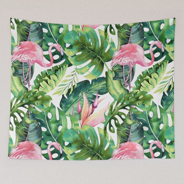 Item preview, Flamingo Tropical || #pattern #tropical  designed and sold by 83oranges.com.