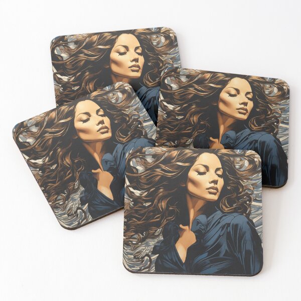 Item preview, Dynamic Motion of Flowing Curls designed and sold by KilianSzmid.