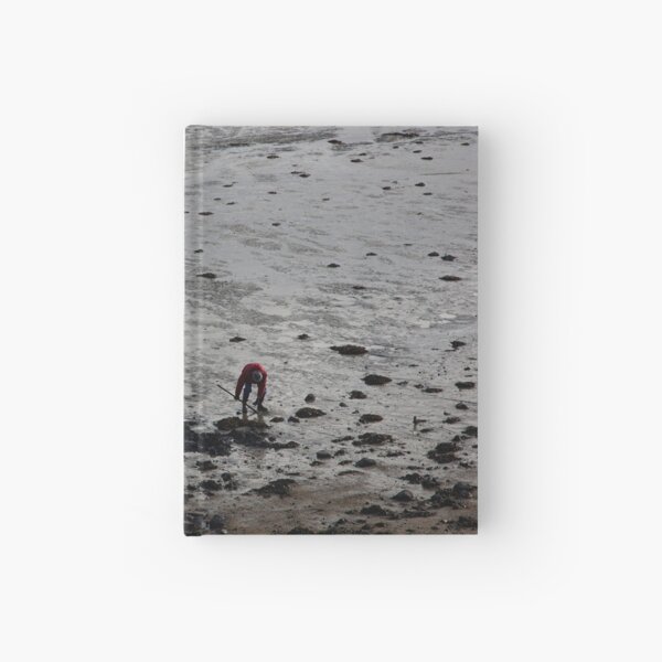 Digging mussels, Brittany Hardcover Journal