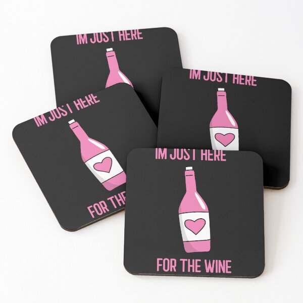 Item preview, Im Just Here For The Wine Valentine designed and sold by Laugh Lines and Designs Co.