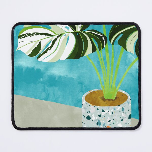 Item preview, Variegated Monstera #tropical #painting #nature designed and sold by 83oranges.com.