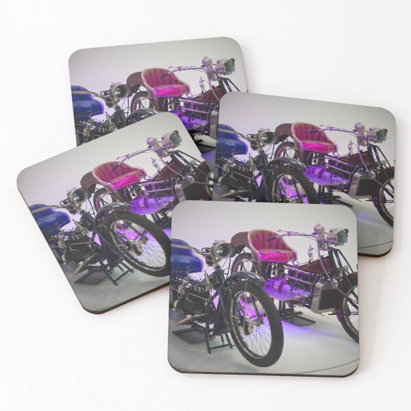 Item preview, Two Vintage Motorbikes designed and sold by Professional Art by Mike Molloy .