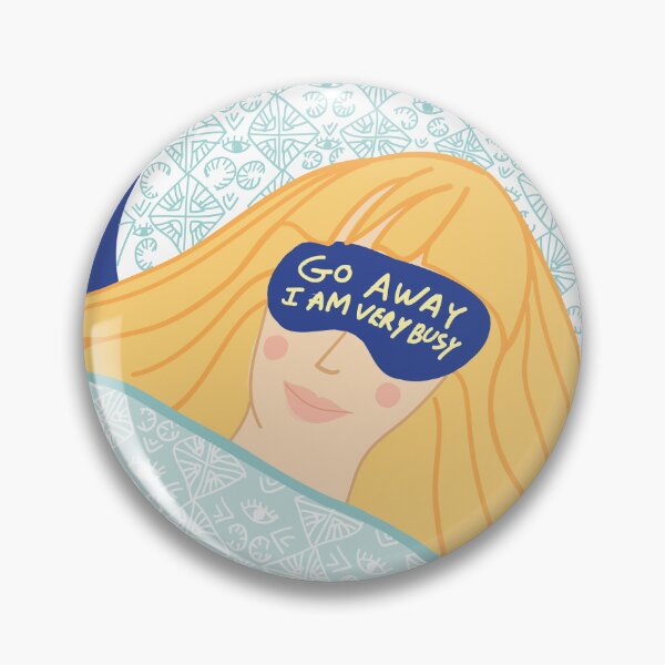 Item preview, Sleepy Head & Evil Eye #illustration  designed and sold by 83oranges.com.