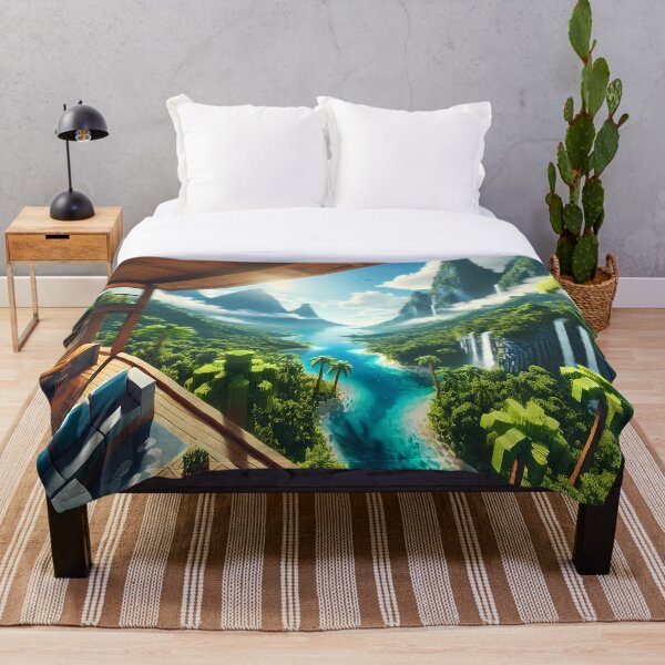 Item preview, Tropical Minecraft paradise designed and sold by Psychacharm.