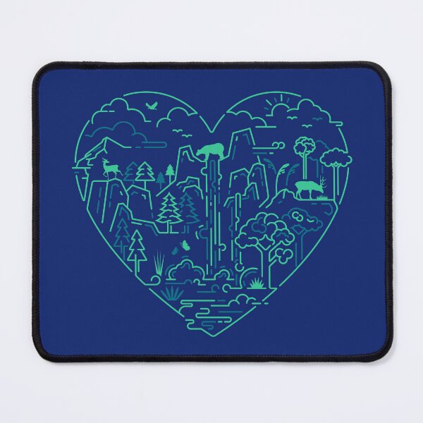 Item preview, world environment day campaign heart shape wildlife animal and forest designed and sold by NiamLab.
