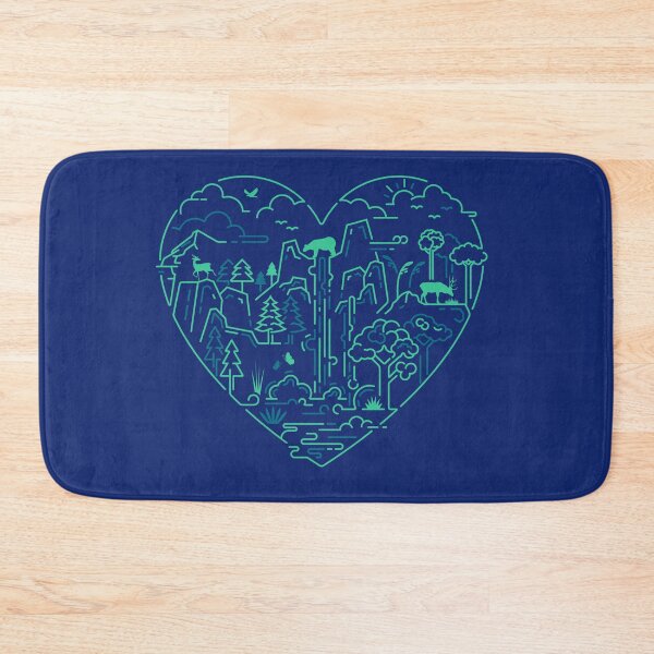 Item preview, world environment day campaign heart shape wildlife animal and forest designed and sold by NiamLab.