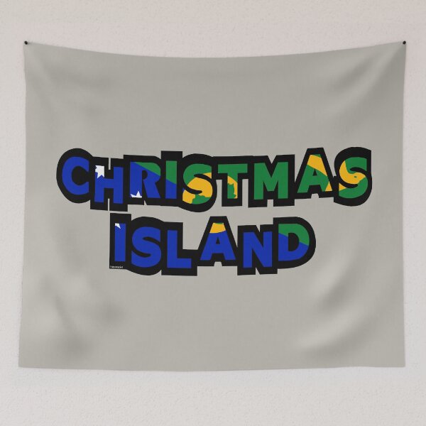 Item preview, Christmas Island Flag Font designed and sold by Havocgirl.