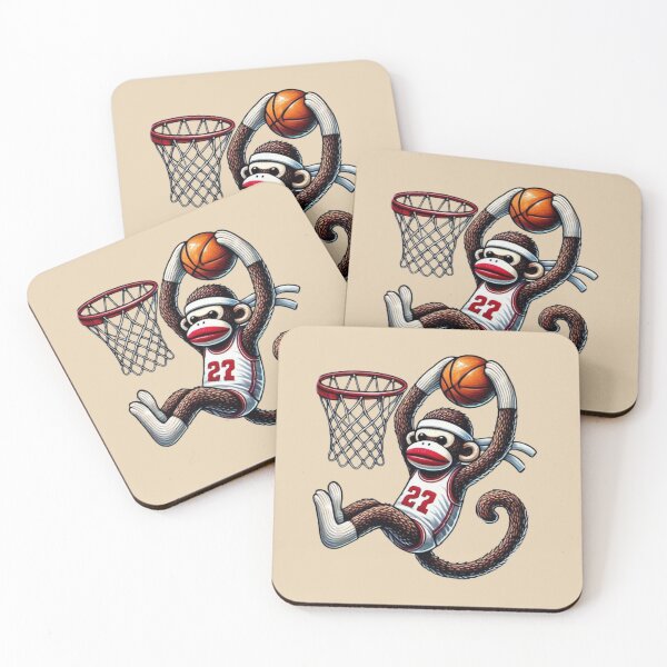 Artikelvorschau, Sockenaffe-Basketballkorb entworfen und verkauft von Myra365Art.