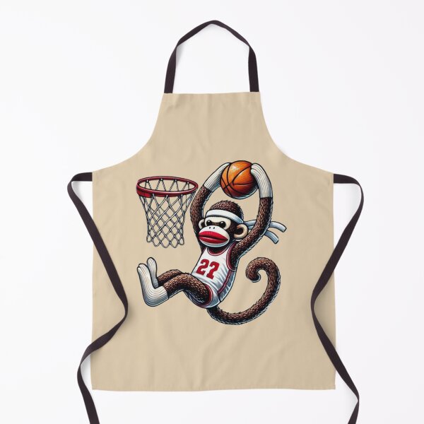 Item preview, Sock Monkey Basketball Hoop designed and sold by Myra365Art.